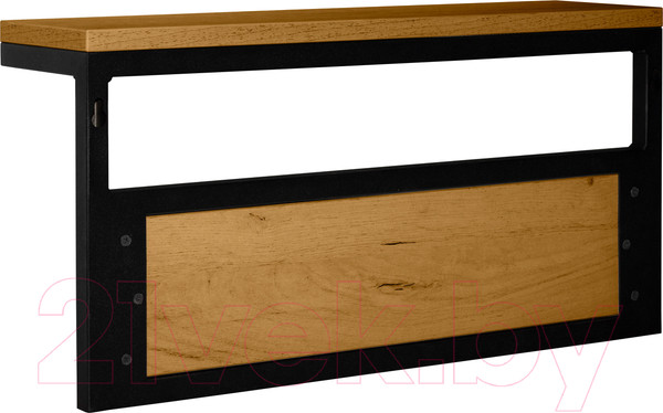 Изображение товара Вешалка для одежды Millwood Сканди 3 60x30x15 (дуб золотой Craft/металл черный)