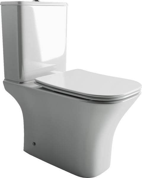 Изображение товара Чаша унитаза напольного Ceramica Nova Alfa CN9002-B (с сиденьем)