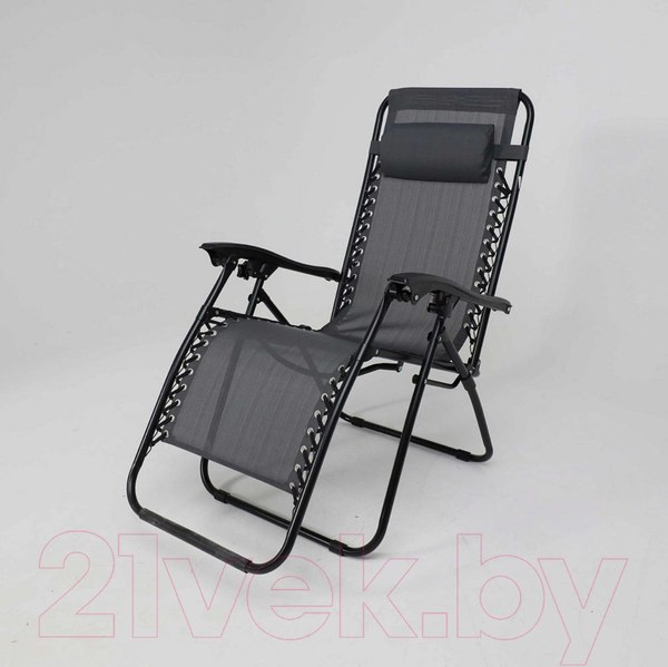 Изображение товара Складной шезлонг AksHome Relax (серый)