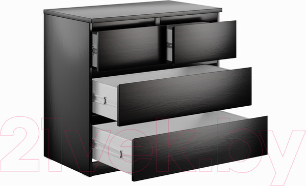 Изображение товара Комод Mio Tesoro Мальта 4 ящика 80x76 2.05.02.050.5 (дуб венге)