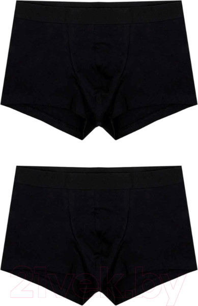 Изображение товара Комплект мужских трусов Mark Formelle 411124-2 (р.106-116, черный/черный)
