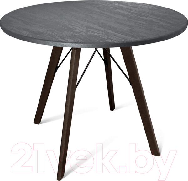 Изображение товара Обеденный стол Sheffilton SHT-TU9/TT 90 МДФ (венге/каменный уголь)