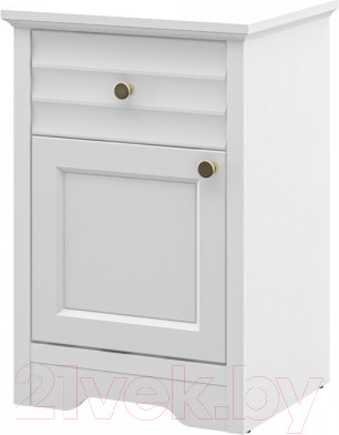 Изображение товара Прикроватная тумба Мебель-Неман Денвер МН-040-03 (белый)