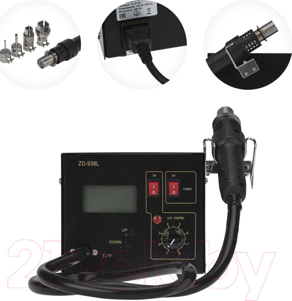 Изображение товара Паяльная станция Rexant ZD-939L / 12-0144