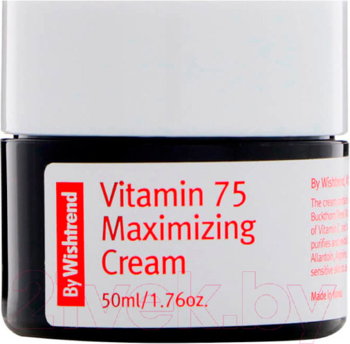 Изображение товара Крем для лица By Wishtrend С экстрактом облепихи Vitamin 75 Maximizing Cream (50мл)