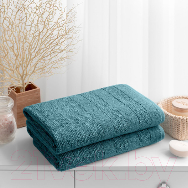 Изображение товара Полотенце Verossa Verossa Milano 100x150 (темно-бирюзовый)