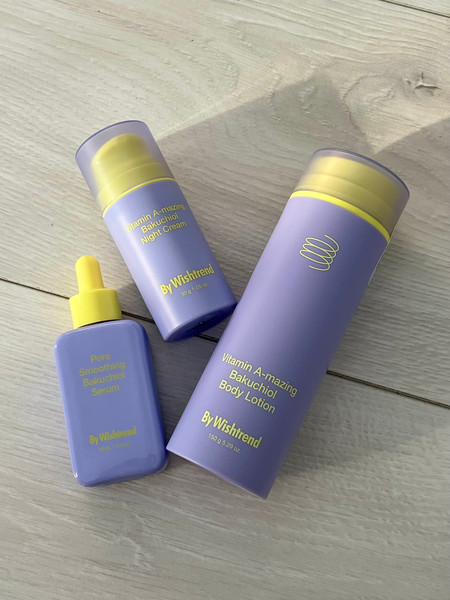 Изображение товара Крем для лица By Wishtrend Ретиналь и бакучиол Vitamin A-mazing Bakuchiol Night Cream (30г)