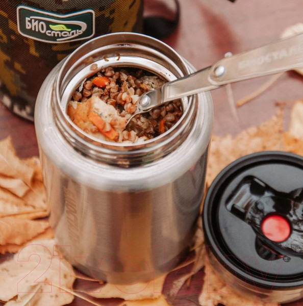 Изображение товара Термос для еды Биосталь Охота NTS-B 750 (0.75л)