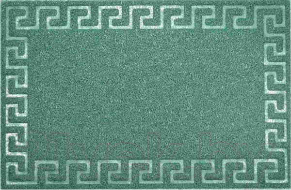 Изображение товара Коврик грязезащитный ComeForte Meander 60x90 (зеленый)