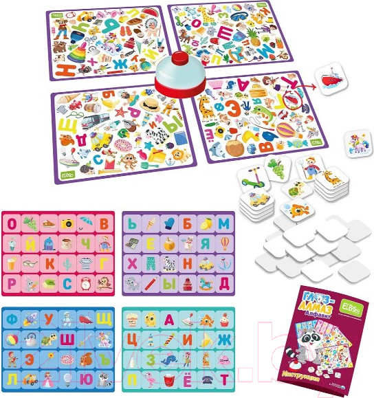 Изображение товара Развивающая игра El'Basco Toys Глаз-Алмаз Алфавит / ET03-002