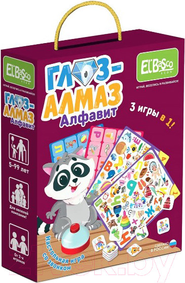 Изображение товара Развивающая игра El'Basco Toys Глаз-Алмаз Алфавит / ET03-002