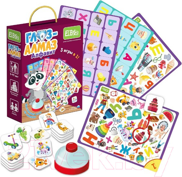 Изображение товара Развивающая игра El'Basco Toys Глаз-Алмаз Алфавит / ET03-002