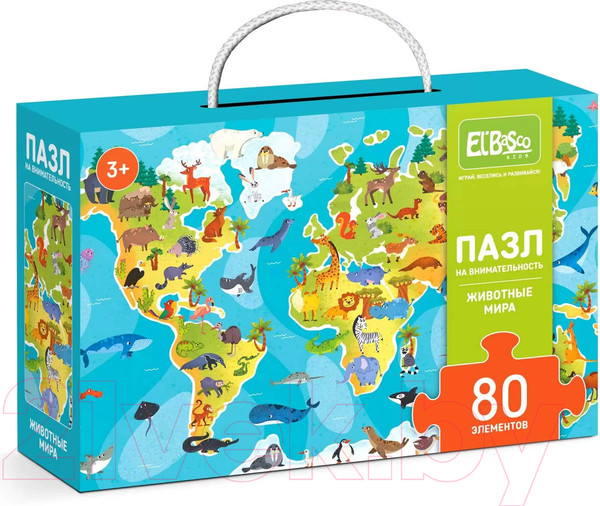 Изображение товара Пазл El'Basco Toys Животные мира / ET01-023