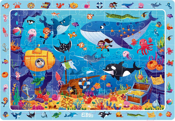 Изображение товара Пазл El'Basco Toys Подводный мир / ET01-025