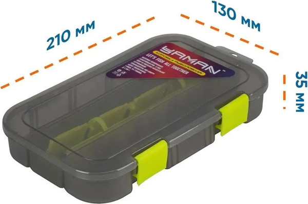 Изображение товара Коробка рыболовная Yaman 210x130x35 / Y-BOX05