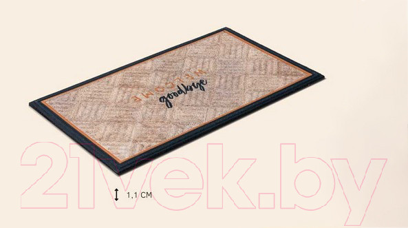 Изображение товара Коврик грязезащитный Multy Home Lima Seagrass 45x75 / EU5000258