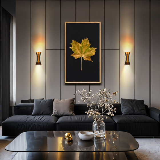 Изображение товара Светильник ЭРА WL42 BK+GD / Б0054420