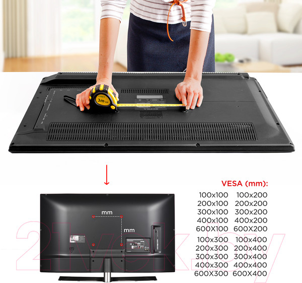 Изображение товара Кронштейн для телевизора Holder LCD-T6606-B