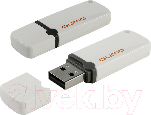Изображение товара USB flash накопитель Qumo Optiva 02 64GB (White)