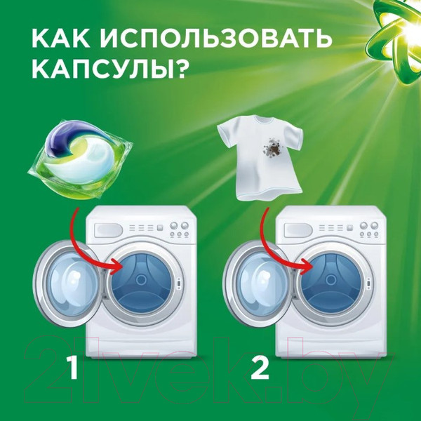 Изображение товара Капсулы для стирки Ariel Горный Родник (Автомат, 10x19.5г)