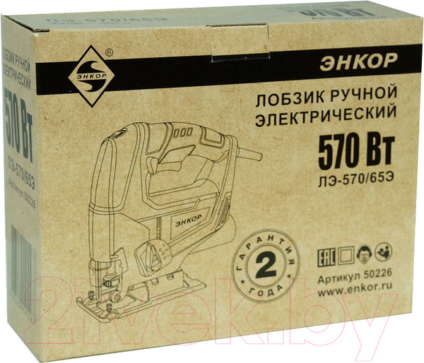 Изображение товара Электролобзик Энкор ЛЭ-570/65Э (50226)