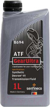 Трансмиссионное масло Senfineco ATF-DEX VI GearUltra / 8694 (1л) — фото 3