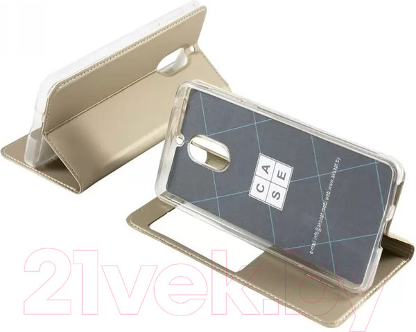Изображение товара Чехол-книжка Case Dux Series для Nokia 6 (золото)