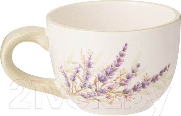 Изображение товара Чашка с блюдцем Agness Душа Прованса 358-2049