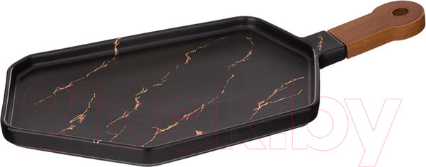 Изображение товара Менажница Lefard Золотой мрамор 412-199 (черный)