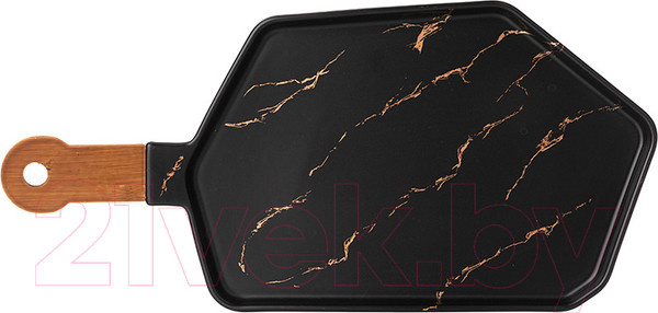 Изображение товара Менажница Lefard Золотой мрамор 412-199 (черный)