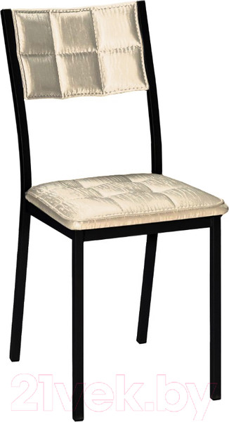 Изображение товара Стул Древпром Дункан ДП2-20 (черный матовый/бенгал бежевый)