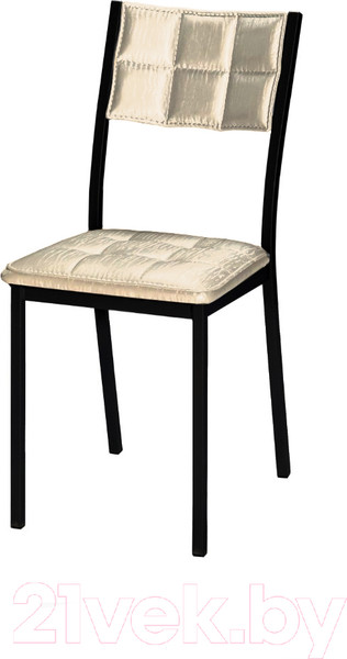 Изображение товара Стул Древпром Дункан ДП2-20 (черный матовый/бенгал бежевый)