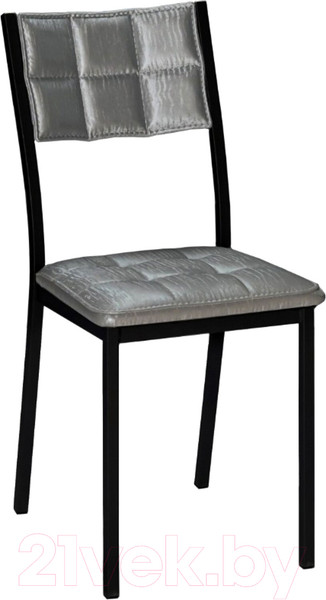 Изображение товара Стул Древпром Дункан ДП2-20 (черный матовый/бенгал серый)