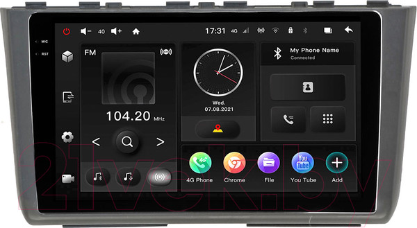 Изображение товара Бездисковая автомагнитола Incar TMX2-2412-3