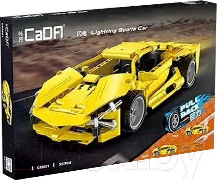 Изображение товара Конструктор инерционный CaDa Спортивный Автомобиль. Молния / C52021W