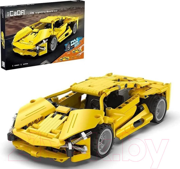 Изображение товара Конструктор инерционный CaDa Спортивный Автомобиль. Молния / C52021W