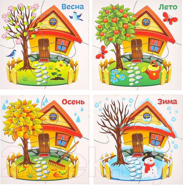 Изображение товара Развивающая игра Лесная мастерская Времена года / 2101628