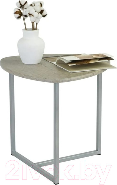 Изображение товара Журнальный столик Мебелик BeautyStyle 11 (серый шпат/металл)