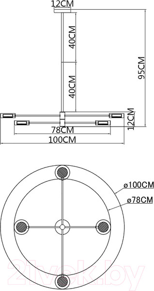 Изображение товара Люстра ST Luce SL6504.302.04