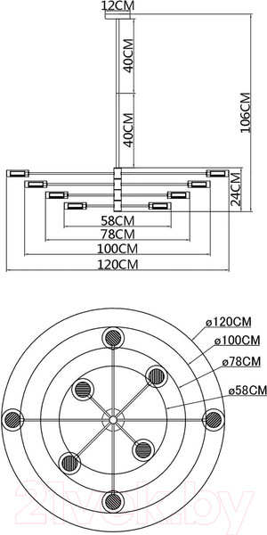 Изображение товара Люстра ST Luce SL6504.302.08
