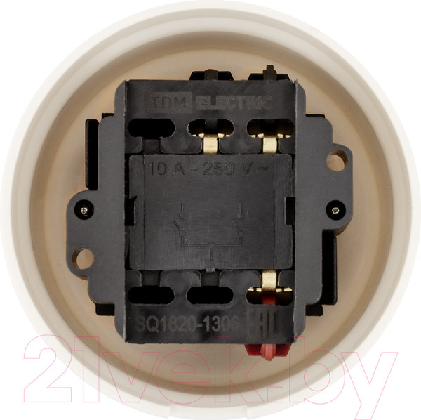 Изображение товара Выключатель TDM Виви SQ1820-1306 (слоновая кость)