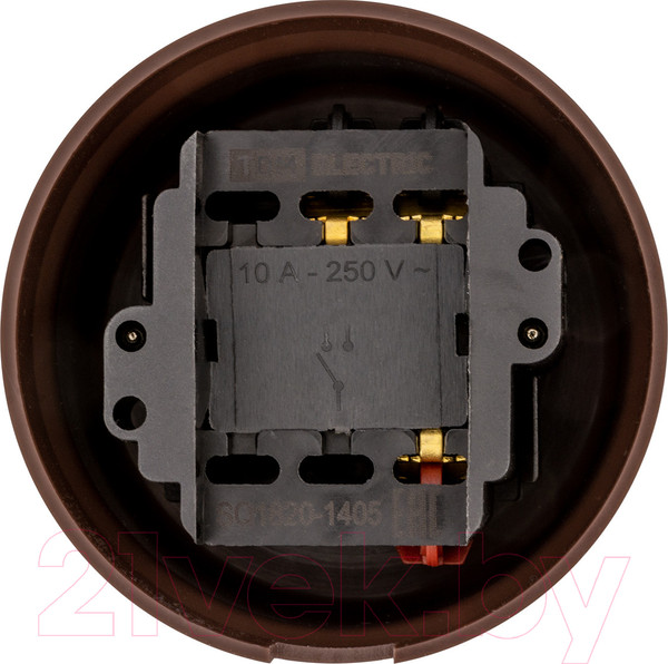 Изображение товара Выключатель TDM Виви SQ1820-1405 (коричневый)