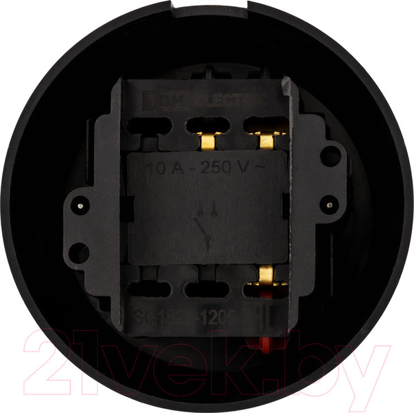 Изображение товара Выключатель TDM Виви SQ1820-1205 (черный)