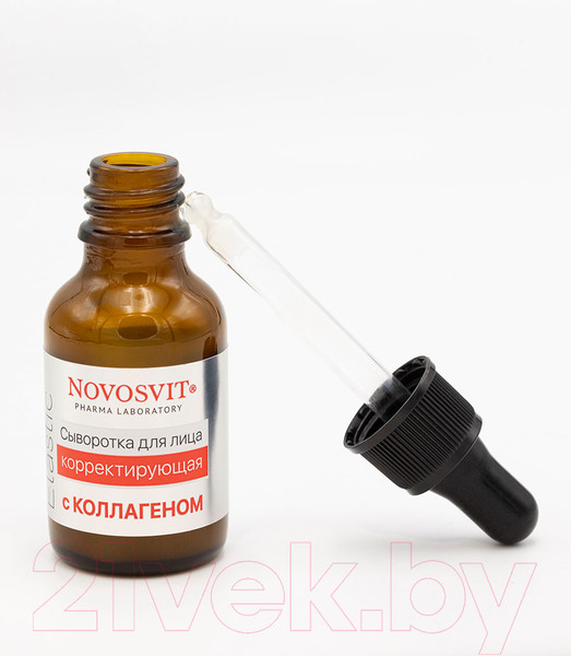 Изображение товара Сыворотка для лица Novosvit Ampoule Elastic Корректирующая с Коллагеном (25мл)