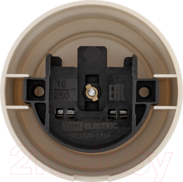 Изображение товара Розетка TDM Виви SQ1820-1316 (слоновая кость)