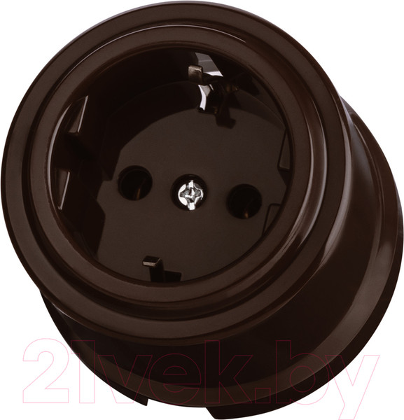 Изображение товара Розетка TDM Виви SQ1820-1417 (коричневая)