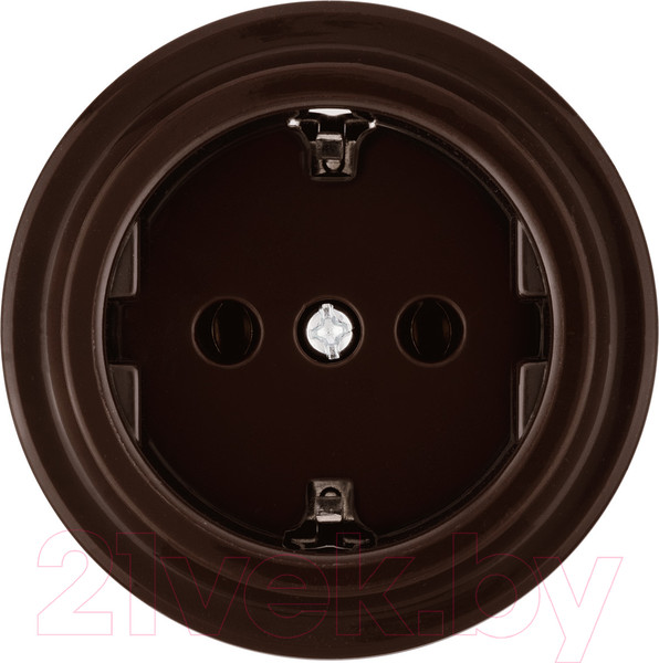 Изображение товара Розетка TDM Виви SQ1820-1417 (коричневая)