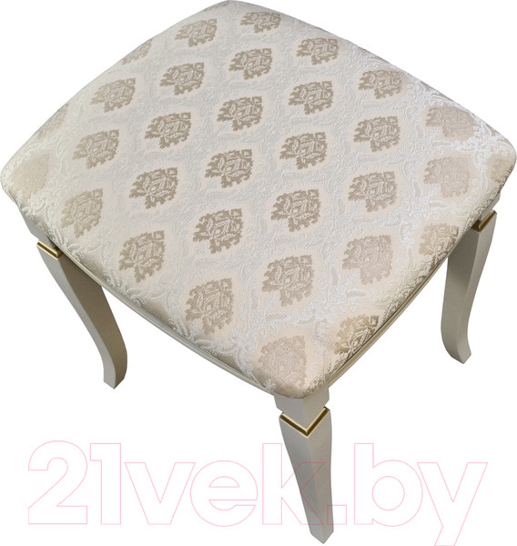 Изображение товара Банкетка Мебелик Васко В 106Н (слоновая кость/золото/маркус ваниль)