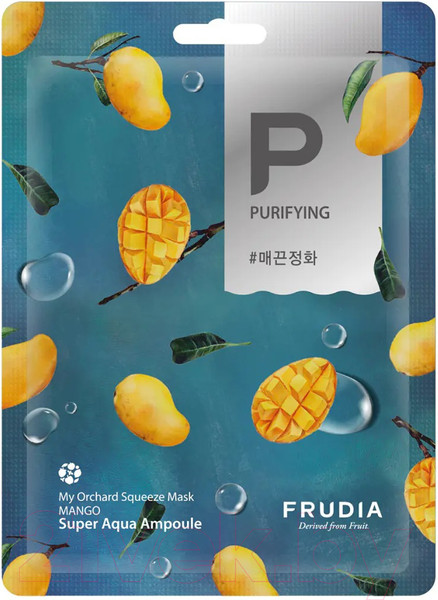 Изображение товара Набор масок для лица Frudia My Orchard Seeze Mask Mango (10шт)