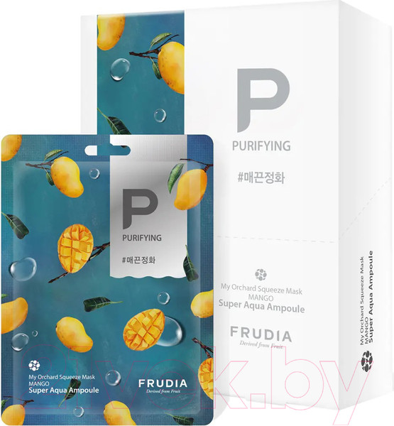 Изображение товара Набор масок для лица Frudia My Orchard Seeze Mask Mango (10шт)